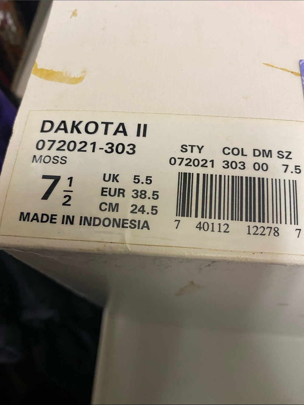 VINTAGE 2001 Guess Dakota II Utility Sneakers Moss Green W/ Box Y2K Rare - 7.5 - Picture 9 of 9